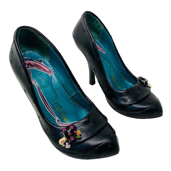 Irregular Choice Magic Mushroom Pumps Sz 37 6.5 Bl